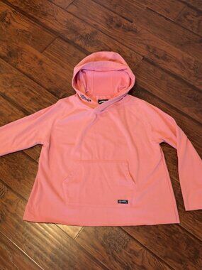 State of Mine Hoodie XXL Coral Florida Embroidered Hood Kangaroo Pocket